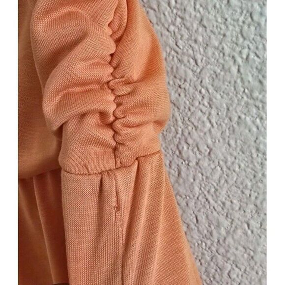 Free People Break It Up Joggers Ribbed Leg Cuff Wide Waist Pockets Womens XL - Picture 6 of 8